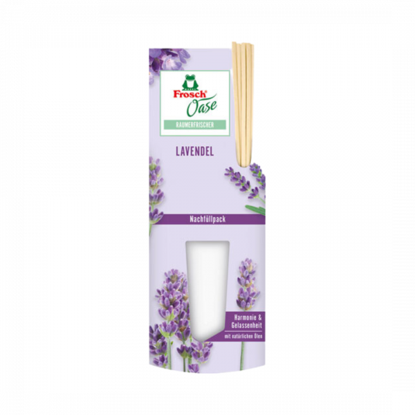 Frosch Oase Raumerfrischer Lavendel, NACHFÜLLUNG (Duftsachet) 90 Milliliter
